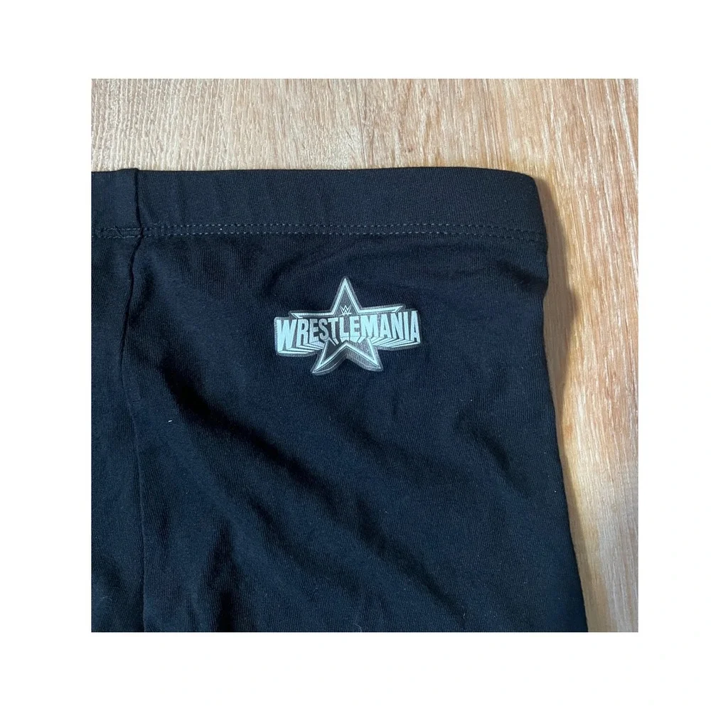 WWE WrestleMania 38 Dallas Texas Black Leggings Womens Size S - Picture 5 of 8